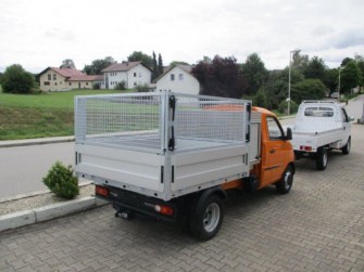 Grasfanggitter pendelbare Heckklappe 1