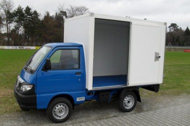 Kofferaufbau mit Seitentüre