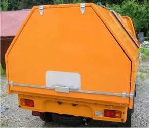 Müllaufbau Zentralverriegelung Heckklappe