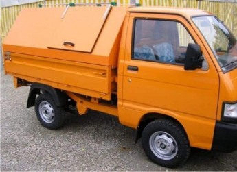 Müllaufbau Container lang