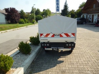 Bordwanderhöhung mit Planendach