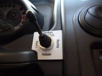 Joystick für Schneepflug