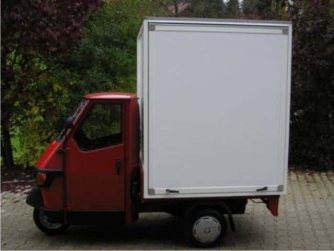 APE 50 mit Verkaufsaufbau