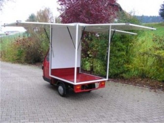APE 50 mit Verkaufsaufbau