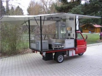 APE 50 mit Grillaufbau