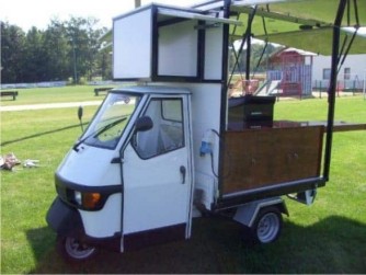 APE 50 mit Kaffeeausbau
