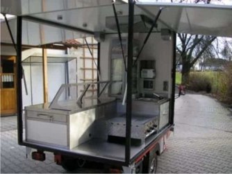 APE 50 mit Grillfaufbau