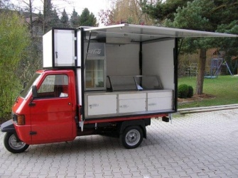 APE 50 mit Grillaufbau
